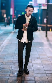 BARBERSTYLE ＸGOLD CHAINS ＸWORK JACKET 