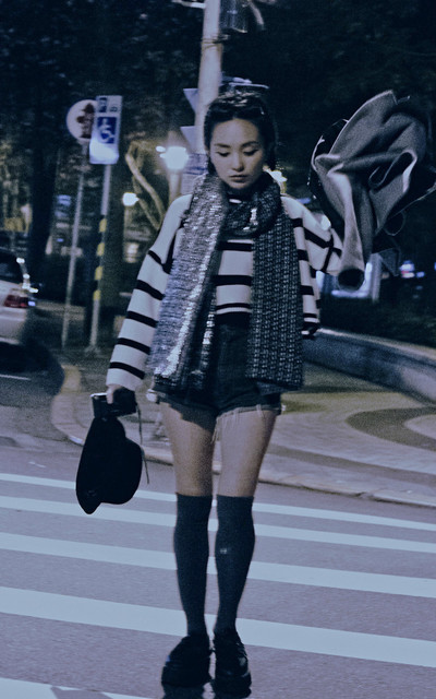 冬夜漫步