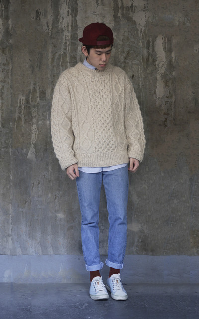我穿好熱去上學/Fisherman Sweater