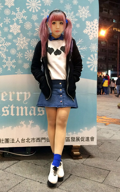 【原宿】第一次穿牛仔裙辣