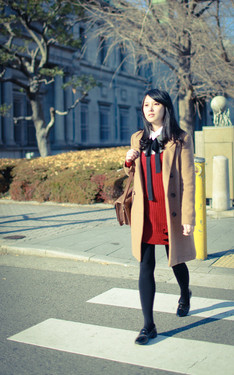 Outfit 41│Burgundy Knitted Dress