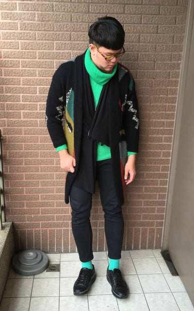 自以為綠意盎然。