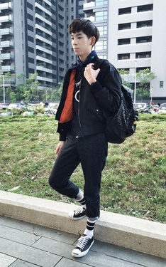 01/09 - 在路邊拍照有點尷尬