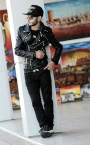 All black