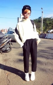 陽光下