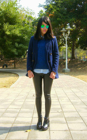 Blue X Black