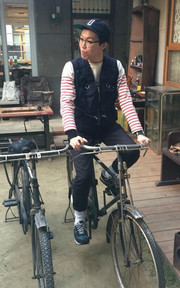 本日遊裝 2015.01.18 - 大叔的單速車。