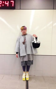 灰色漸層胖子