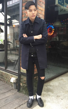 ▲ ‪#‎green‬ ‪#black #coat #new #hair #cut #the #beatles。▲