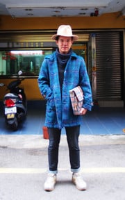 大衣＆air max