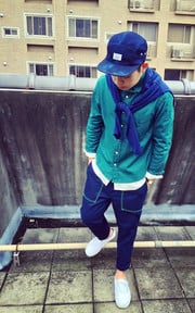 藍綠白