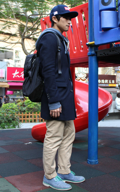 chester coat混搭