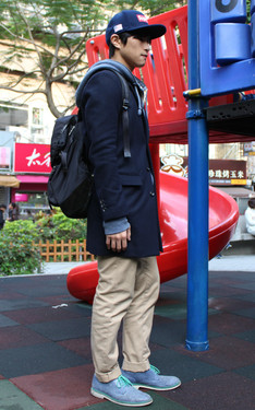 chester coat混搭