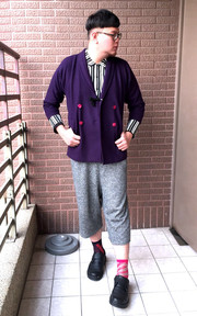 雙色襪。