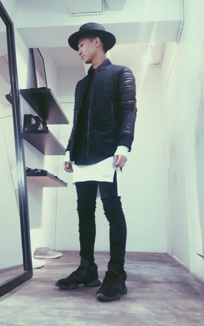 當硬派混搭紳士帽的Look