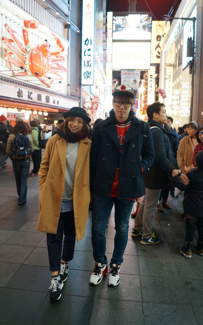 日本大阪街头
