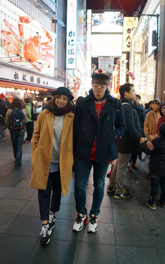 日本大阪街头