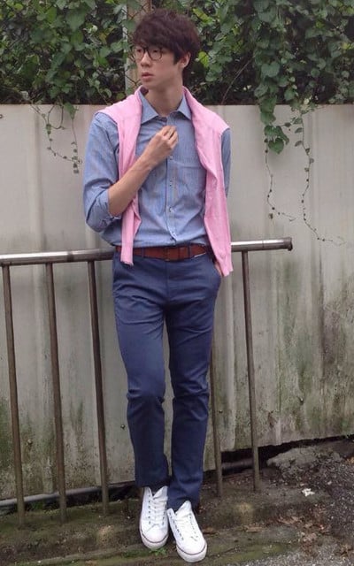 Uniqlo 粉紅針織衫