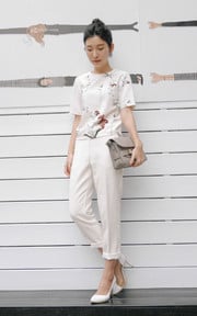 all white outfit for the new season