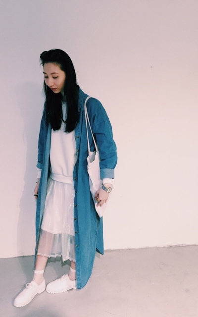 Demin look w/ white style :)