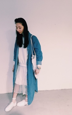 Demin look w/ white style :)