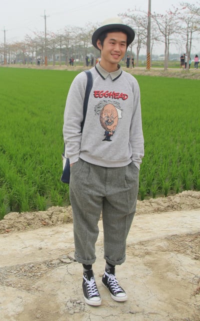 阿公的西裝褲