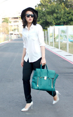 #OOTD Teal breaker 
