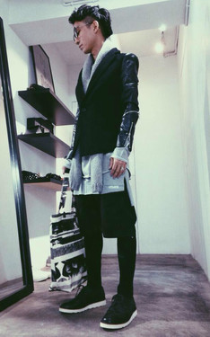 街頭時裝混搭點紳士元素