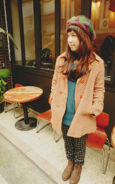 Beret Outfit 001 Urban Vintage 