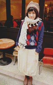 Beanie & Scarf Outfit 002 Urban Vintage