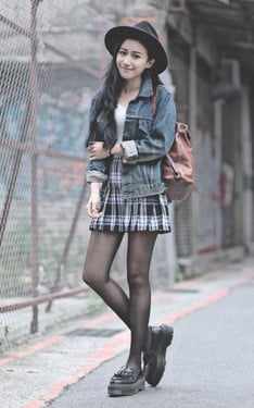 【英倫復古街頭女孩】