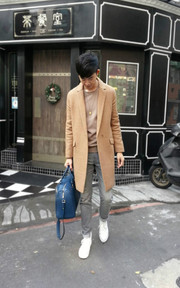 The same coat , different looks.