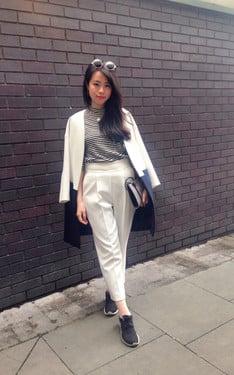 Monochromatic wear hits the summer #London