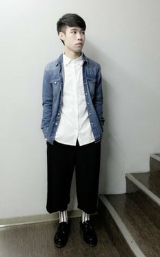 寬褲好舒服