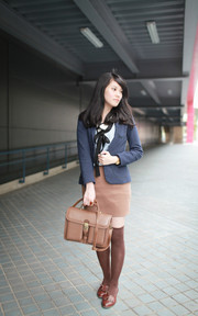 Outfit 54│Navy Blue & Brown