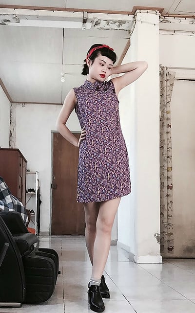 80'old style，旗袍
