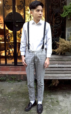 ▲ ‪#‎green‬ ‪#black #& #white #plaid #sling #old #school。▲