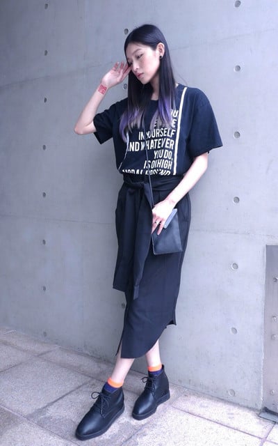 全黑穿搭