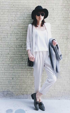 All in white