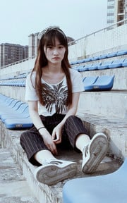 落難少女look?