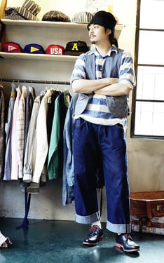 條紋選手