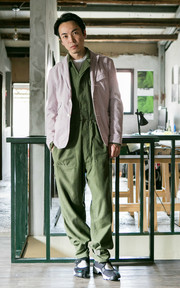 BLAZER + JUMPSUIT軍用品美式球鞋穿搭