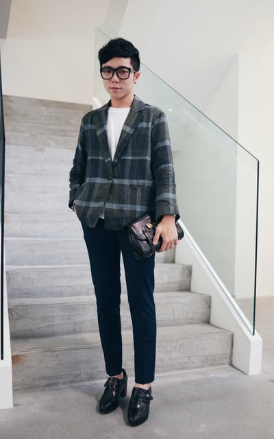 清新格紋