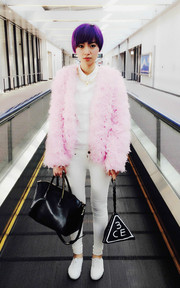 Pink X White