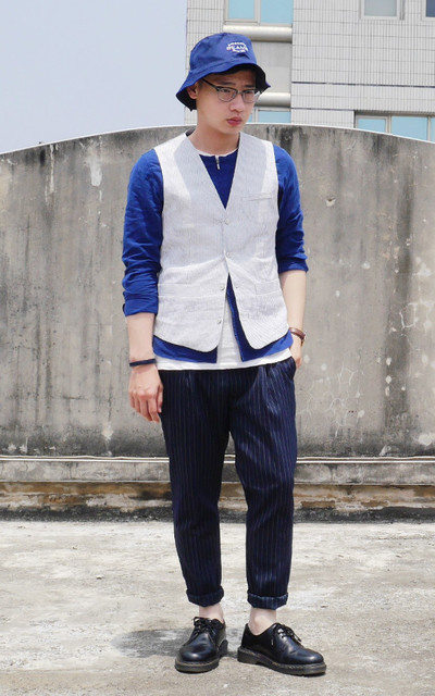 Blue & White