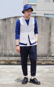 Blue & White