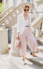 Feminine Blush and White 