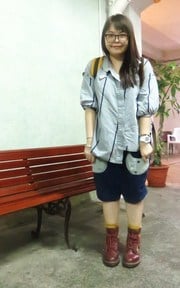 胖子的日系小孩look
