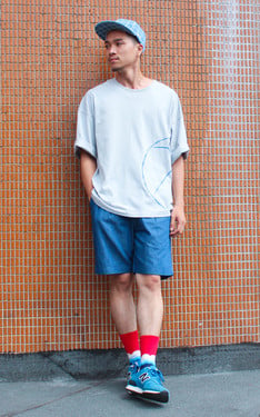 夏日水藍
