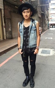 背心Ｘ背心Ｘ破壞褲